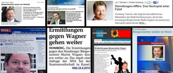 Bürgermeister negativ in den Medien