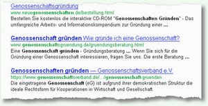 Links Genossenschaftsgründung