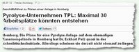 Pyrolyse-Unternehmen TPL